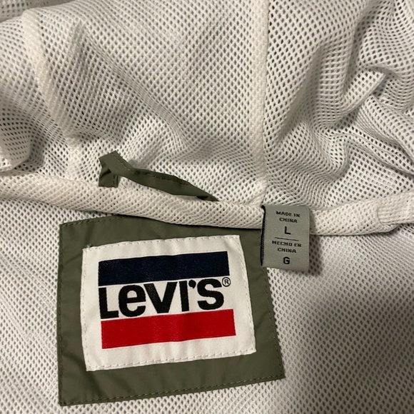 Levi's Retro Hooded Rain Jacket - women's large - Picture 9 of 9